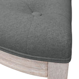 NNEVL Bench Dark Grey 110.5x45x49 cm Fabric