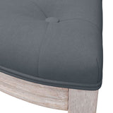 NNEVL Bench Dark Grey 110.5x45x49 cm Velvet