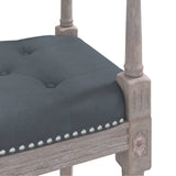 NNEVL Bench Dark Grey 110x40x70 cm Velvet