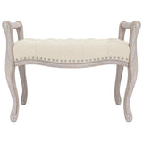 NNEVL Bench 80x45x60 cm Fabric