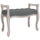 NNEVL Bench Dark Grey 80x45x60 cm Fabric