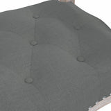NNEVL Bench Dark Grey 80x45x60 cm Fabric