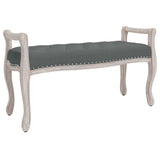 NNEVL Bench Dark Grey 110x45x60 cm Fabric