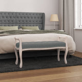 NNEVL Bench Dark Grey 110x45x60 cm Fabric