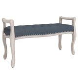 NNEVL Bench Dark Grey 110x45x60 cm Velvet