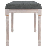 NNEVL Bench Dark Grey 80x40x49 cm Fabric