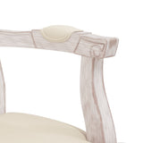 NNEVL Dining Chairs 2 pcs Beige 62x59.5x100.5 cm linen