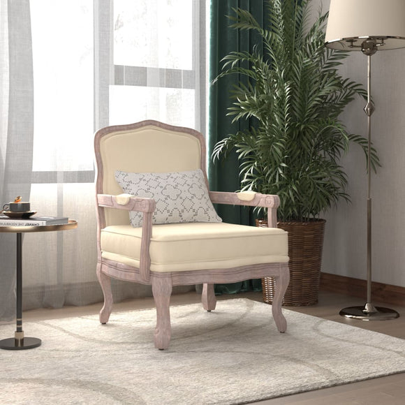 NNEVL Sofa Chair Beige 64x64x90 cm linen
