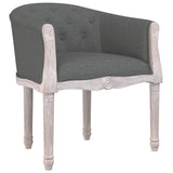 NNEVL Dining Chair Dark Grey Fabric