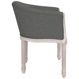 NNEVL Dining Chair Dark Grey Fabric