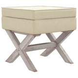 NNEVL Storage Stool 45x45x49 cm Fabric