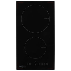 NNEVL Induction Hob with 2 Burners Touch Control Glass 3500 W