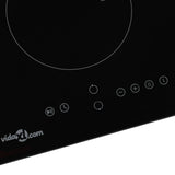 NNEVL Induction Hob with 2 Burners Touch Control Glass 3500 W