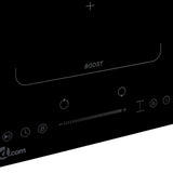 NNEVL Flexizone Induction Hob with 2 Burners Touch Control Glass 3500W