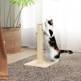 NNEVL Cat Scratching Post Cream 22x22x45 cm