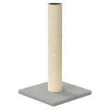 NNEVL Cat Scratching Post Light Grey 22x22x45 cm