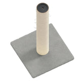 NNEVL Cat Scratching Post Light Grey 22x22x45 cm