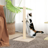 NNEVL Cat Scratching Post Cream 35x35x70 cm