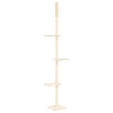 NNEVL Floor to Ceiling Cat Tree Cream 267.5-297.5 cm
