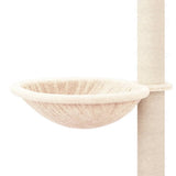 NNEVL Floor to Ceiling Cat Tree Cream 263.5-289.5 cm