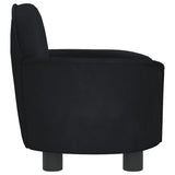 NNEVL Dog Bed Black 66x40x45 cm Velvet