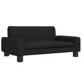 NNEVL Dog Bed Black 70x45x30 cm Fabric