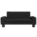 NNEVL Dog Bed Black 70x45x30 cm Fabric
