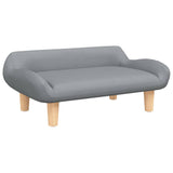 NNEVL Dog Bed Light Grey 70x40x24 cm Fabric