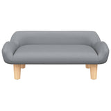 NNEVL Dog Bed Light Grey 70x40x24 cm Fabric