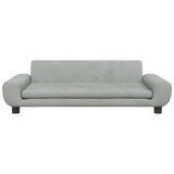 NNEVL Dog Bed Light Grey 100x54x33 cm Velvet