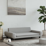 NNEVL Dog Bed Light Grey 100x54x33 cm Velvet