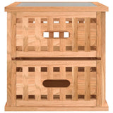 NNEVL Bedside Cabinets 2 pcs 34x34x34 cm Solid Wood Walnut