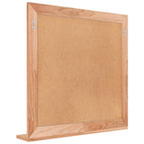 NNEVL Wall Mirror 55x55 cm Solid Wood Walnut