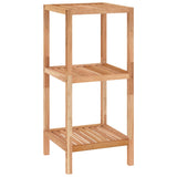 NNEVL Bathroom Shelf 36x36x79 cm Solid Wood Walnut