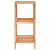 NNEVL Bathroom Shelf 36x36x79 cm Solid Wood Walnut