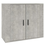 NNEVL Sideboard Concrete Grey 80x33x70 cm Engineered Wood