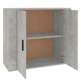 NNEVL Sideboard Concrete Grey 80x33x70 cm Engineered Wood
