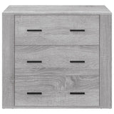 NNEVL Sideboard Grey Sonoma 80x33x70 cm Engineered Wood