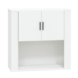 NNEVL Wall Cabinet White 80x33x80 cm Engineered Wood
