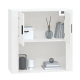 NNEVL Wall Cabinet White 80x33x80 cm Engineered Wood