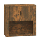 NNEVL Wall Cabinet Smoked Oak 80x33x80 cm Engineered Wood