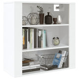 NNEVL Wall Cabinet High Gloss White 80x33x80 cm Engineered Wood