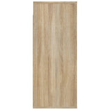 NNEVL Wall Cabinet Sonoma Oak 80x33x80 cm Engineered Wood