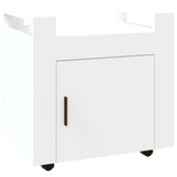 NNEVL Desk Trolley White 60x45x60 cm Engineered Wood