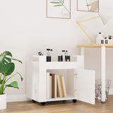 NNEVL Desk Trolley White 60x45x60 cm Engineered Wood