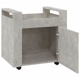 NNEVL Desk Trolley Concrete Grey 60x45x60 cm Engineered Wood