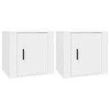 NNEVL Bedside Cabinets 2 pcs White 50x39x47 cm