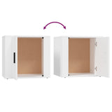 NNEVL Bedside Cabinets 2 pcs White 50x39x47 cm