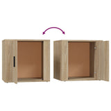 NNEVL Bedside Cabinets 2 pcs Sonoma Oak 50x39x47 cm