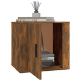 NNEVL Bedside Cabinets 2 pcs Smoked Oak 50x39x47 cm
